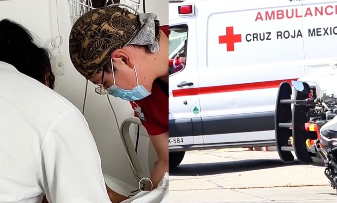 Salva Cruz Roja Toluca a joven tras cirugía cerebral de urgencia