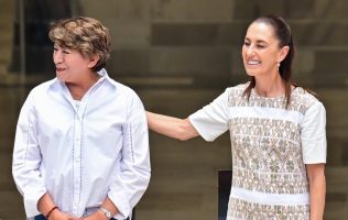 Se suma Delfina Gómez a defensa de la soberanía de Claudia Sheinbaum