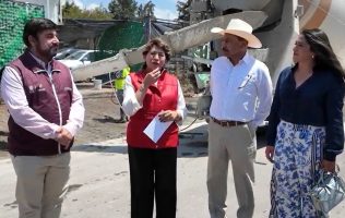 Supervisa Delfina Gómez modernización vial en Teotihuacán