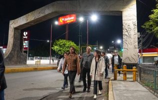 Supervisa alcaldesa avances de Senderos Seguros en Chimalhuacán
