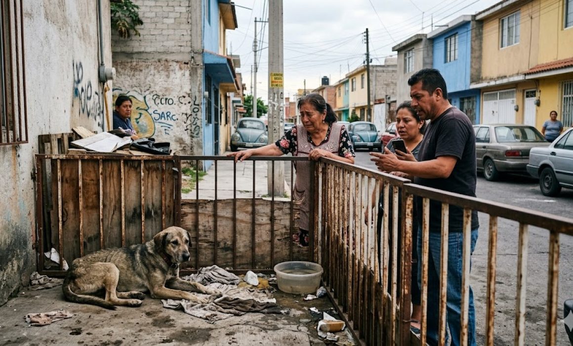 Suplican en Izcalli para salvar vida de perro víctima de maltrato
