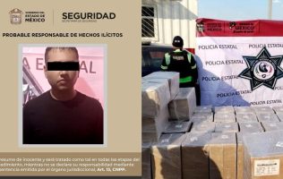 cae sujeto con 260 kilos de droga en Huehuetoca