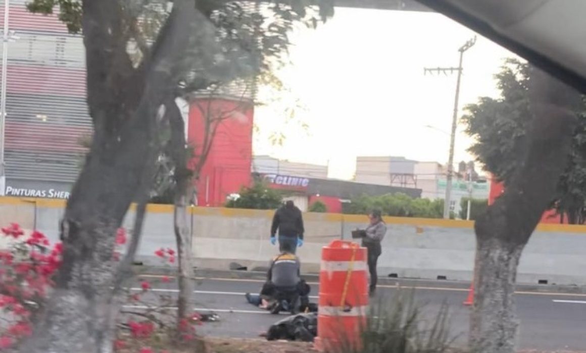 fatal derrape de moto en Periférico Norte