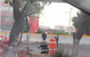 fatal derrape de moto en Periférico Norte