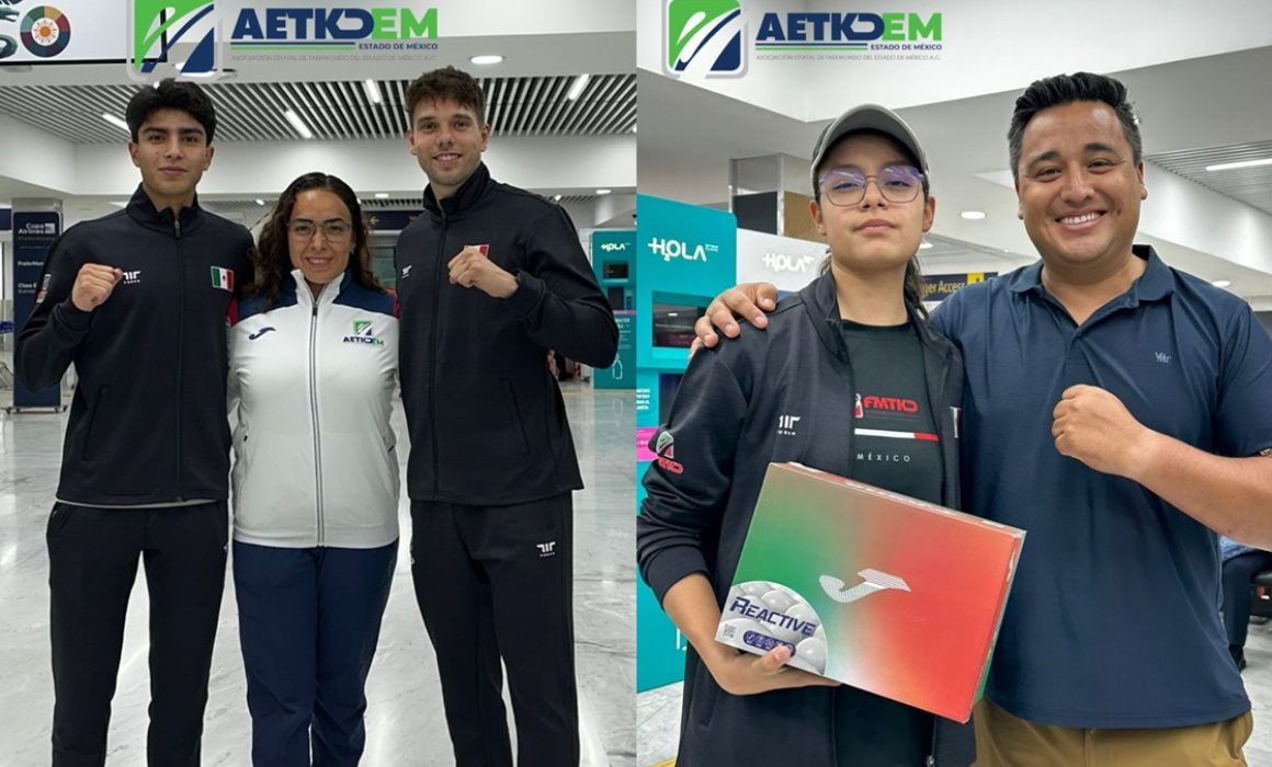 Viajan mexiquenses al Mundial y clasificatorio de Tae-Kwon-Do