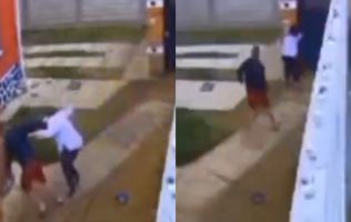 policía de Xalatlaco golpea a su esposa brutalmente