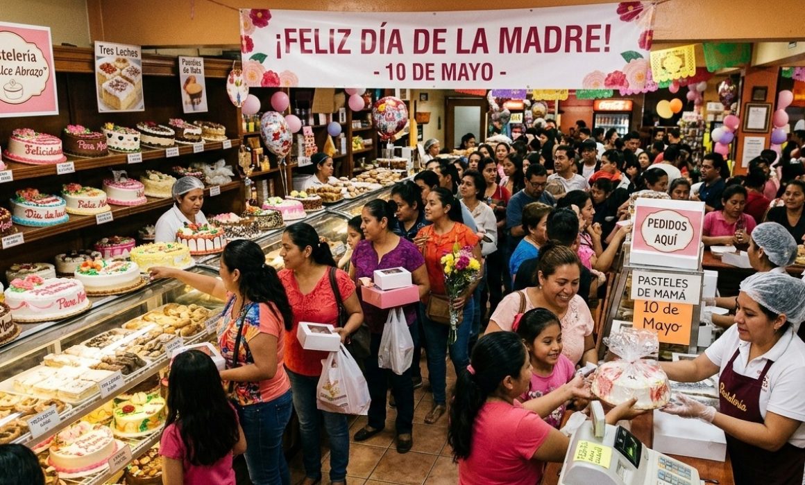 Abarrotan pastelerías del Edomex por compras adelantadas del 10 de mayo