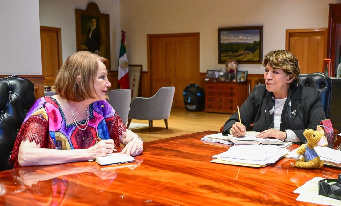 Acuerda Delfina Gómez agenda conjunta con el Senado