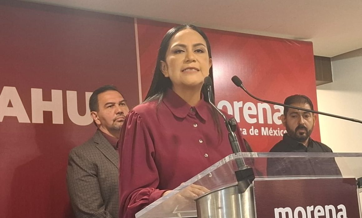 Anuncia Morena marcha contra Maru Campos el sábado en Chihuahua