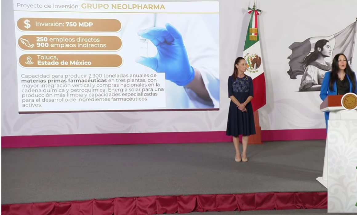 Anuncia Sheinbaum inversión farmacéutica por 21 mil mdp