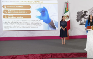 Anuncia Sheinbaum inversión farmacéutica por 21 mil mdp