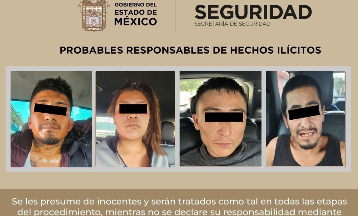 Aseguran auto ligado a homicidio en La Paz y detienen a 4