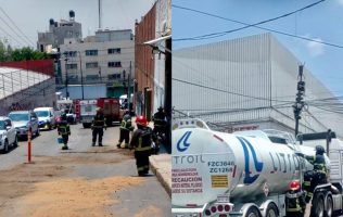 Atienden derrame de combustible en Presidente Juárez, Tlalnepantla