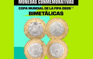 Banxico lanza nuevas monedas de 20 pesos por Mundial FIFA 2026