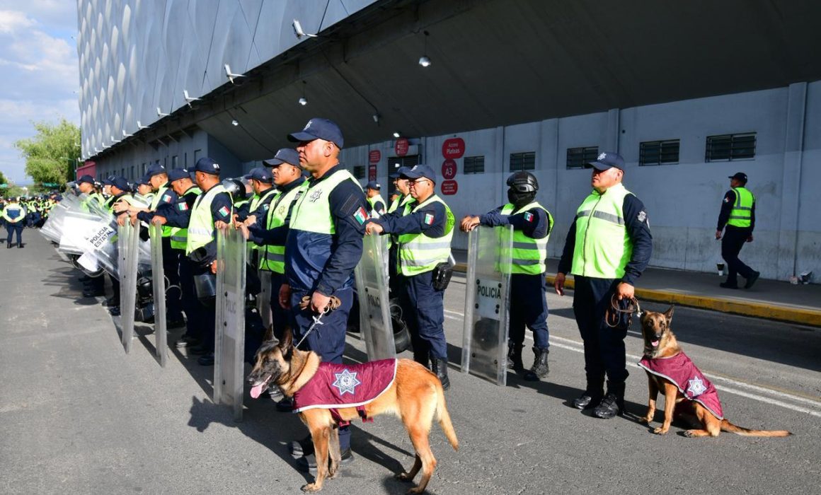 Blindarán final de Concacaf con casi 2 mil policías en Toluca