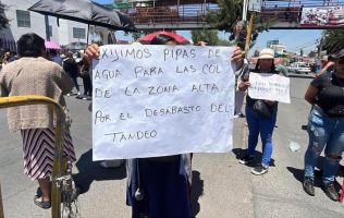 Bloqueo en Ixtapaluca por falta de agua y Felipe Arvizu los ignora
