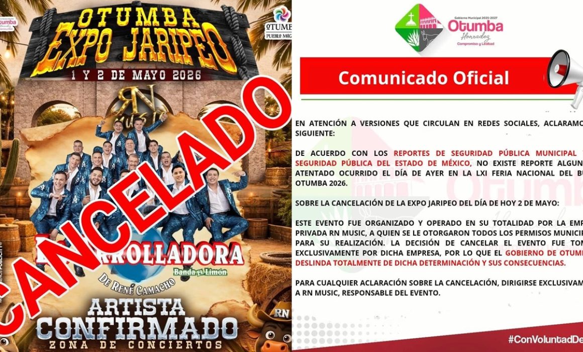 Cancelan Expo Jaripeo en Otumba por atentado contra organizadores