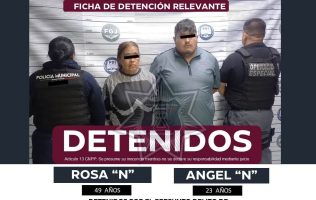Capturan en Chimalhuacán a 2 presuntos extorsionadores