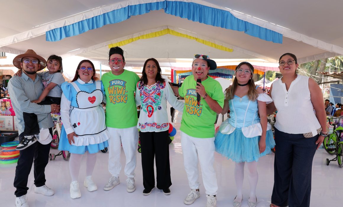 Celebra Chimalhuacán a Niñez con espectáculo y más de 3 mil regalos