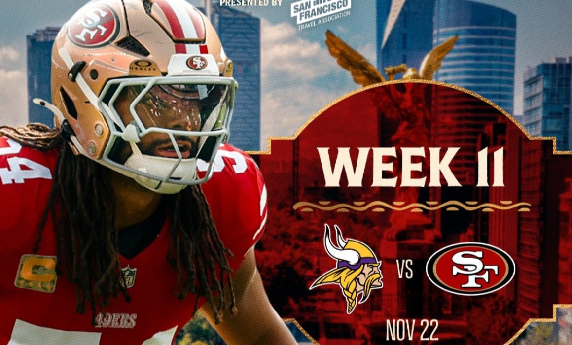 Confirman 49ers vs Vikinngs para el Estadio Banorte