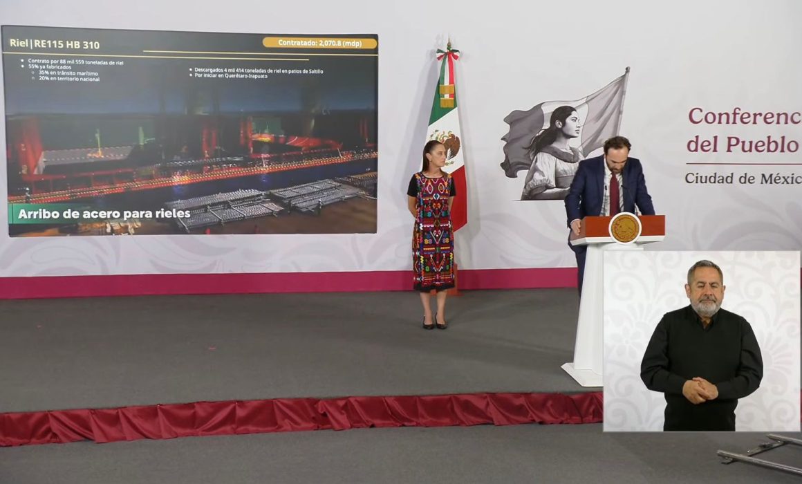 Continúa edificación de trenes para el proyecto AIFA-Pachuca