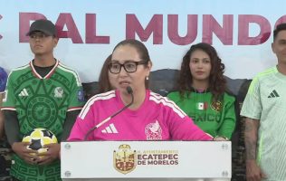 Convierte Azucena a Ecatepec en sede popular del Mundial 2026