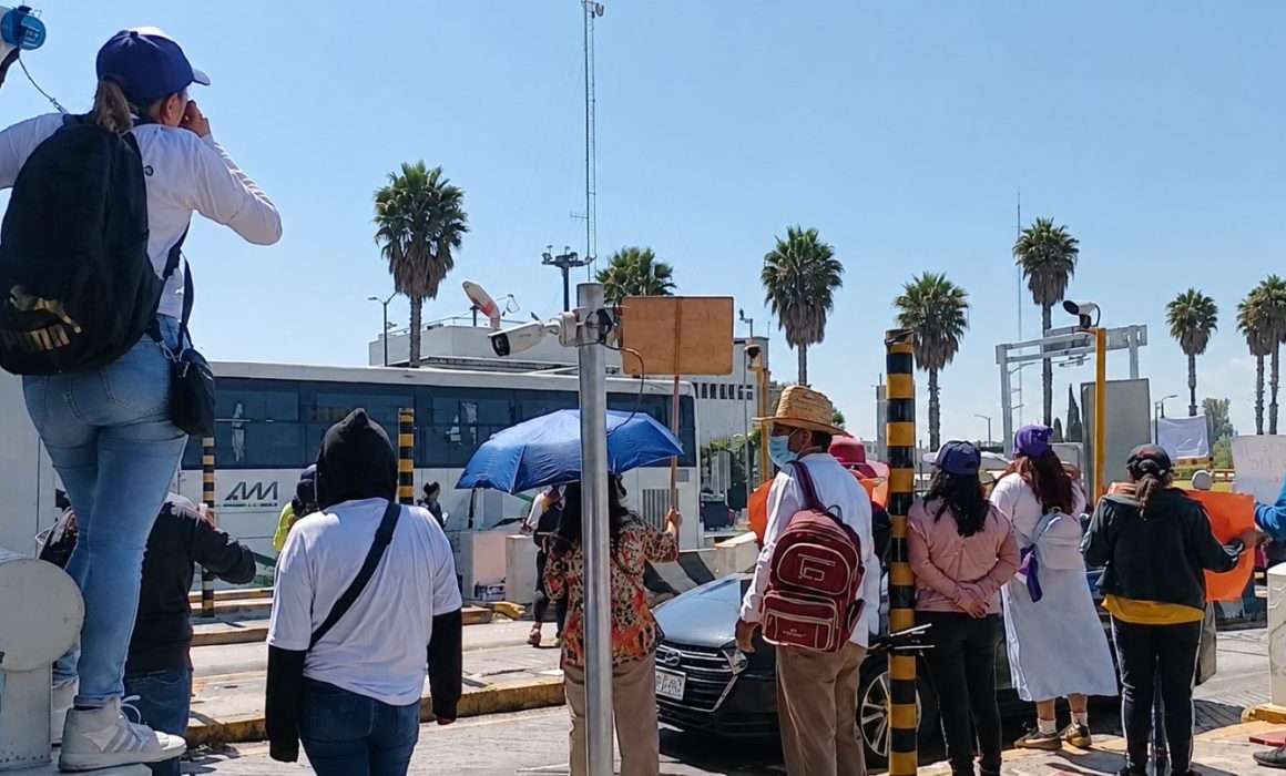 Dan paso libre en la Caseta Tepotzotlán tras protesta por Brenda Aguilar