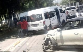 Deja 10 lesionados severo choque en Tultitlán