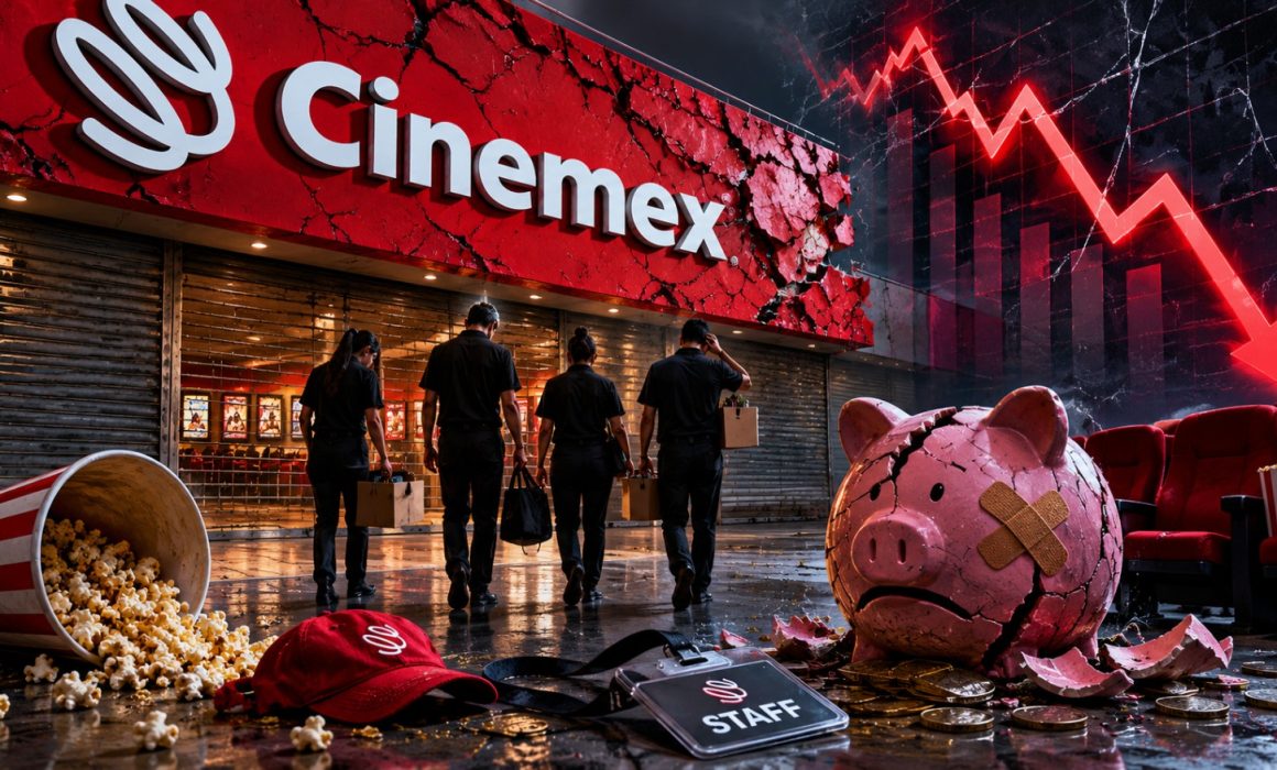 Deja Cinemex sin utilidades a sus trabajadores y está cerca de la quiebra