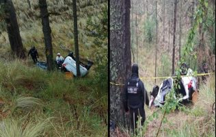 Deja volcadura en Amecameca dos muertos y tres heridos
