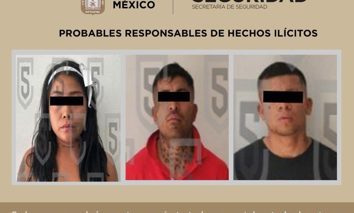 Desarticulan en Ecatepec banda dedicada al robo de tiendas y comercios