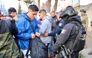 Despliegan operativo Policía municipal y Marina Transporte Seguro