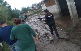 Despliegan operativo de emergencia por inundaciones en Zinacantepec