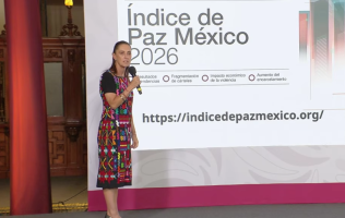 Destaca Sheinbaum informe de paz en México: la honestidad da resultados