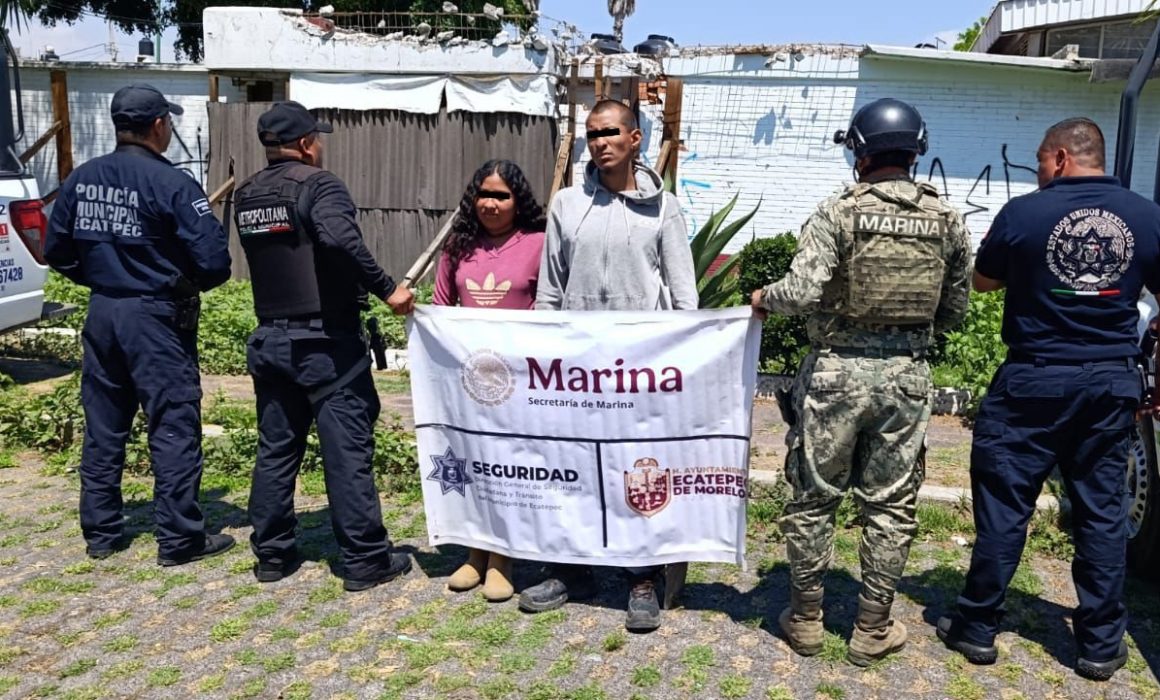 Detienen en Ecatepec a dos personas por presunto robo de agua
