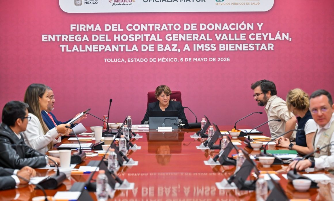 Entrega Delfina Gómez el Hospital Valle Ceylán al sistema IMSS Bienestar