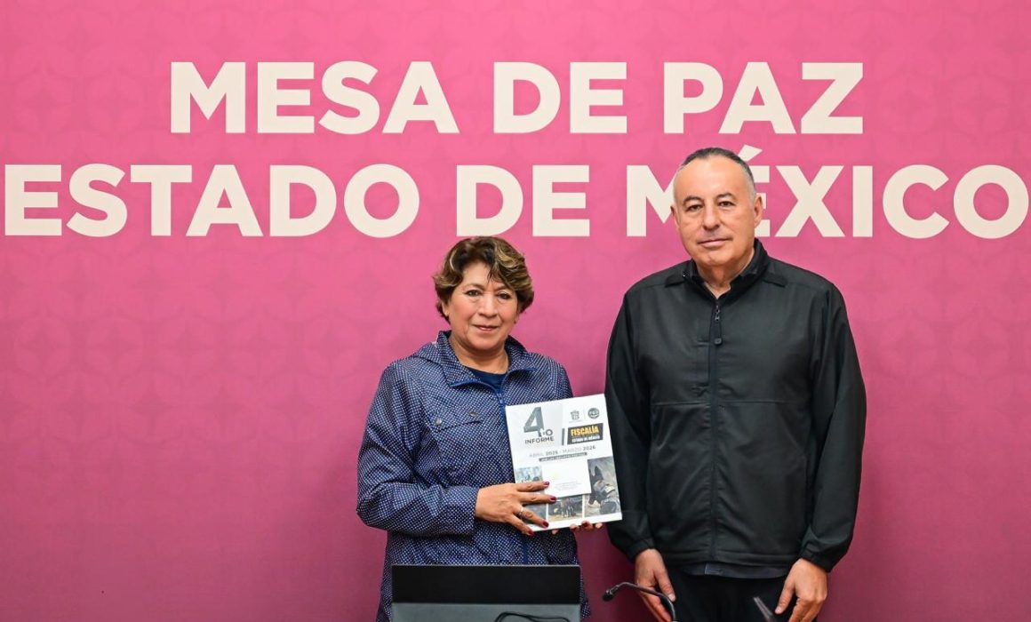 Entrega Fiscal del Estado Cuarto Informe de actividades durante Mesa de Paz