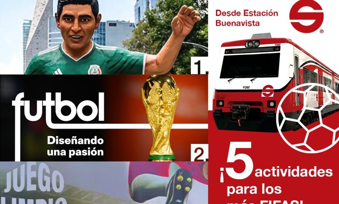 Exhibirán muestra histórica del Mundial 2026 en Tren Suburbano