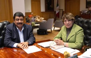 Exhorta Delfina Gómez a edil de Texcoco a resolver demandas sociales