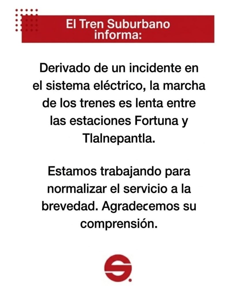 FOTO: Tultitlán EdoMéx COM INTERIOR: fb Tren Suburbano