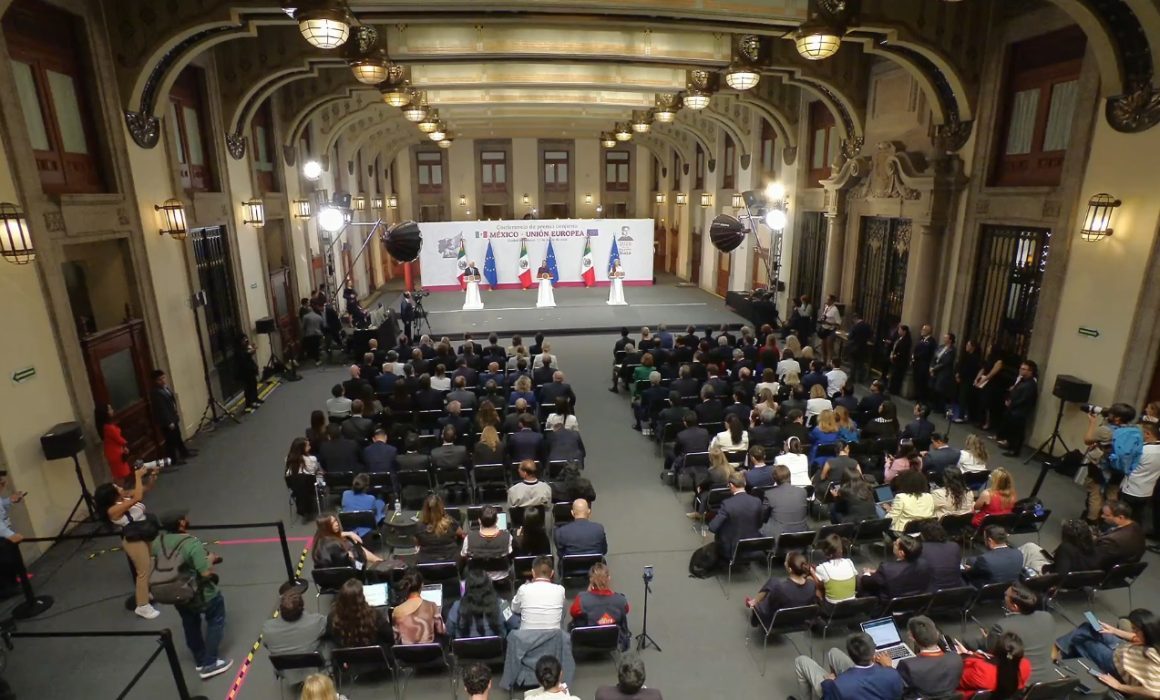 Firman México y la Unión Europea convenios de comercio, diálogo y acuerdo global