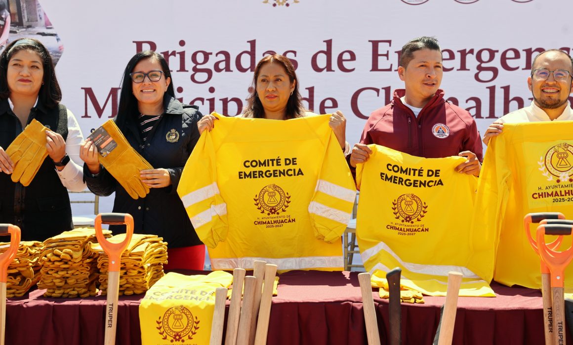 Fortalece Chimalhuacán brigadas ante riesgo de inundaciones