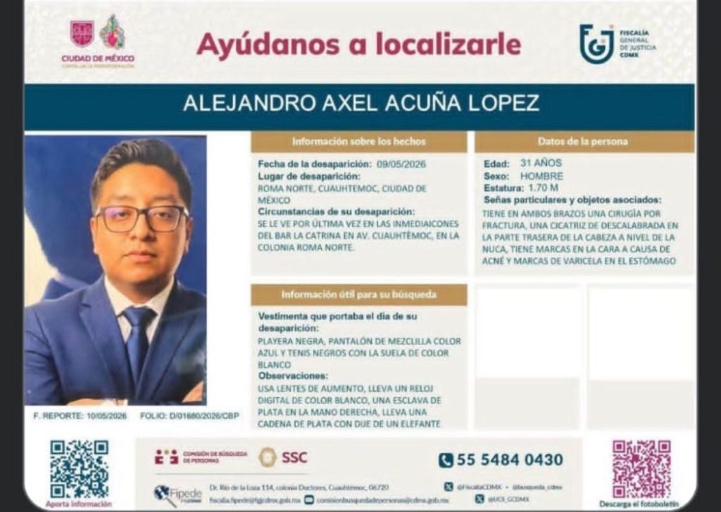 FOTO: ficha de búsqueda