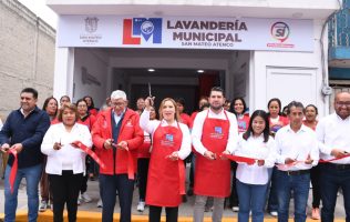 Inaugura Ana Muñiz primera lavandería municipal del Edomex