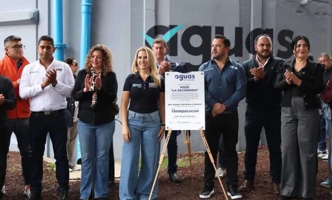 Inaugura Huixquilucan pozo La Escondida para mejorar abasto de agua