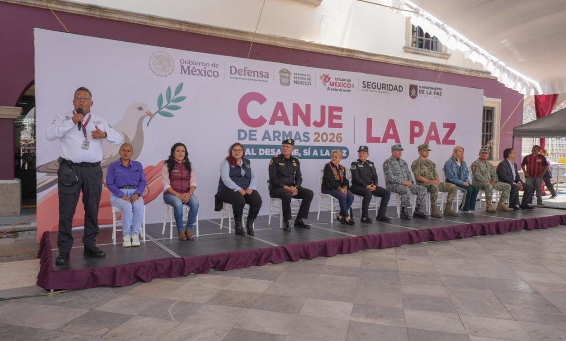 Logra Edomex destruir más de 4 mil armas durante el Canje de Armas 2026