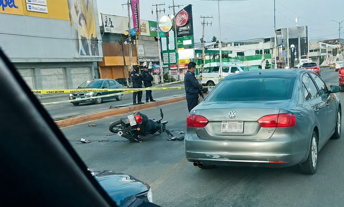 Muere motociclista en Ixtapaluca tras ser embestido en la México-Puebla