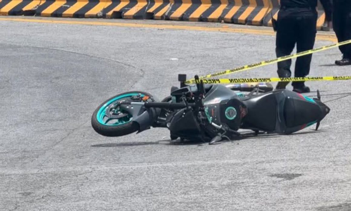 Muere motociclista tras derrapar en el Circuito Exterior Mexiquense