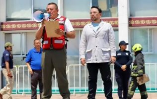Participa Cuautitlán Izcalli en simulacro por sismo de 8.2