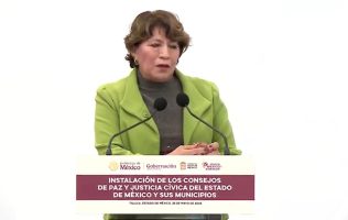 Pide Delfina Gómez denunciar para fortalecer seguridad en Edomex